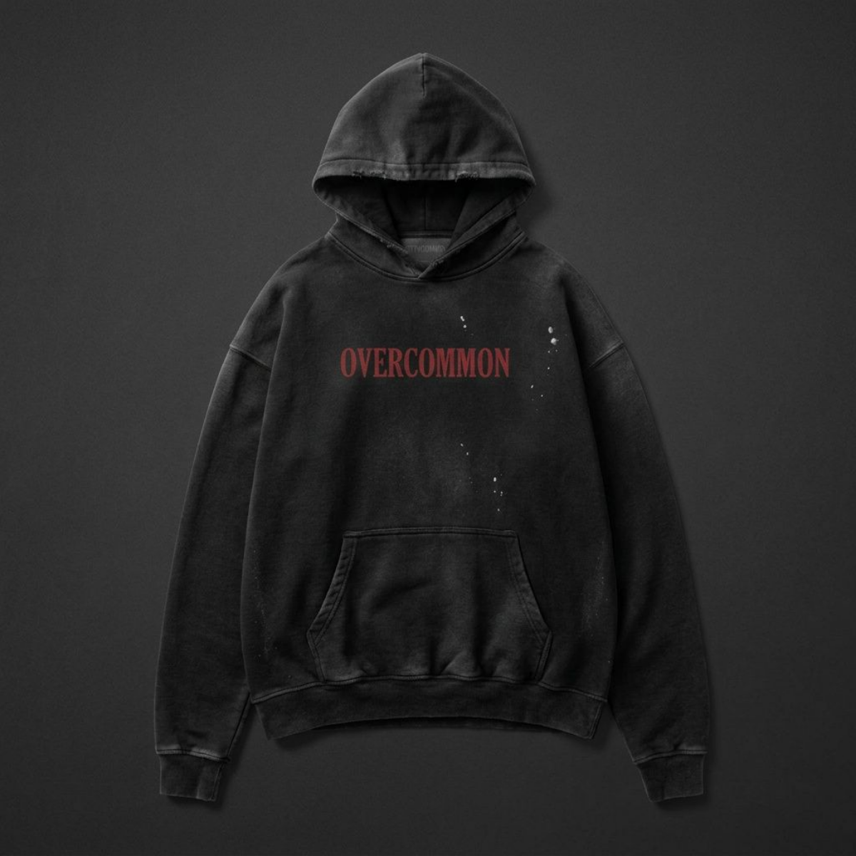 OVRCMMN Vintage Hoodie – Washed Black