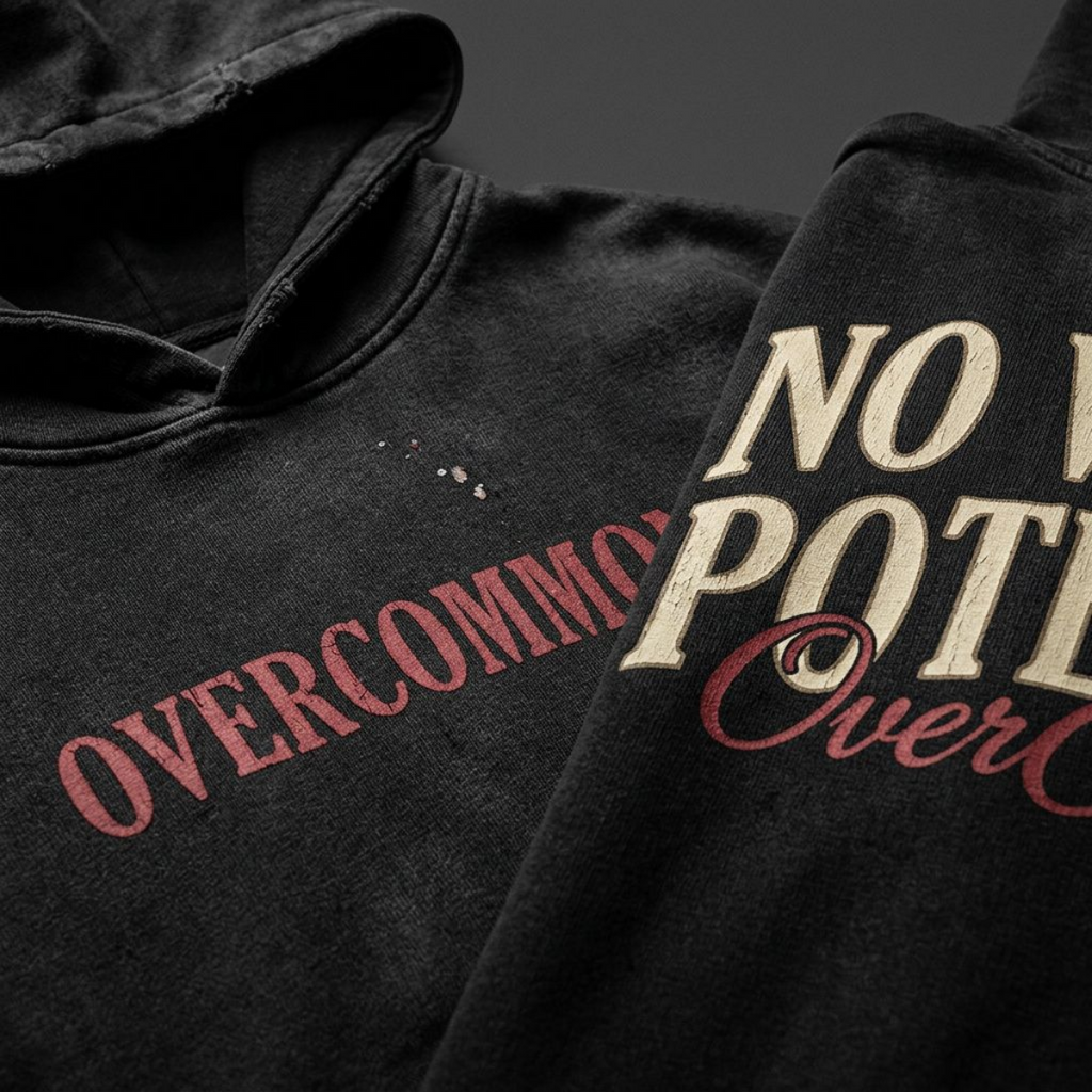 OVRCMMN Vintage Hoodie – Washed Black
