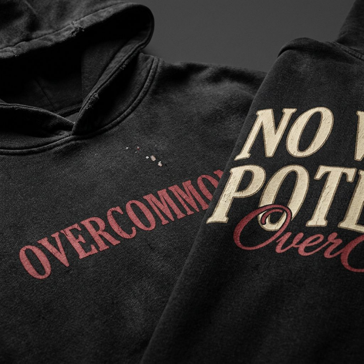 OVRCMMN Vintage Hoodie – Washed Black
